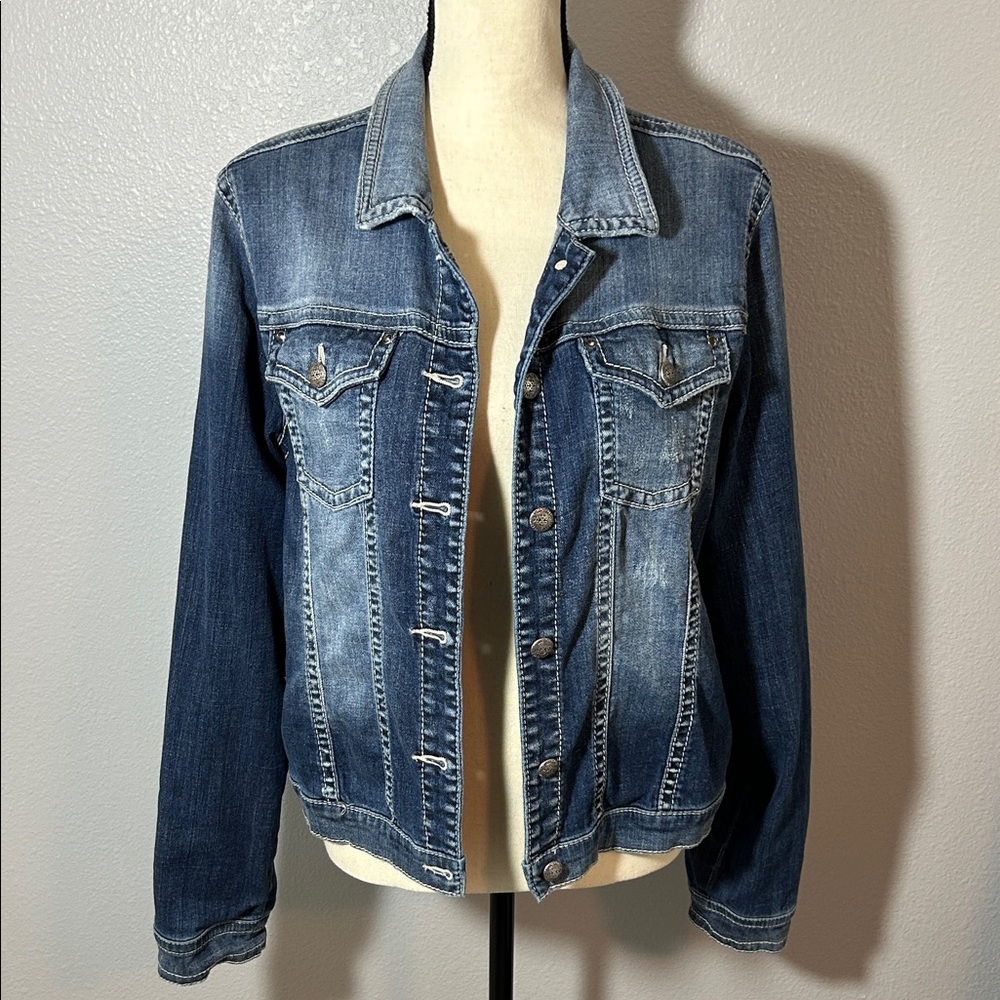 Silver Jeans Classic Blue Denim Jacket